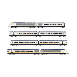 Precision Railroad Models KATO N-GAUGE 10-327 "eurostar" 8 Car Set + Track Set 20-831 K1