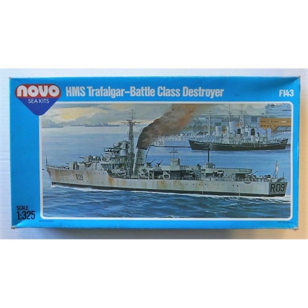 NOVO Sea Kits: HMS Trafalgar - Battle Class Destroyer F143 - Scale 1:325