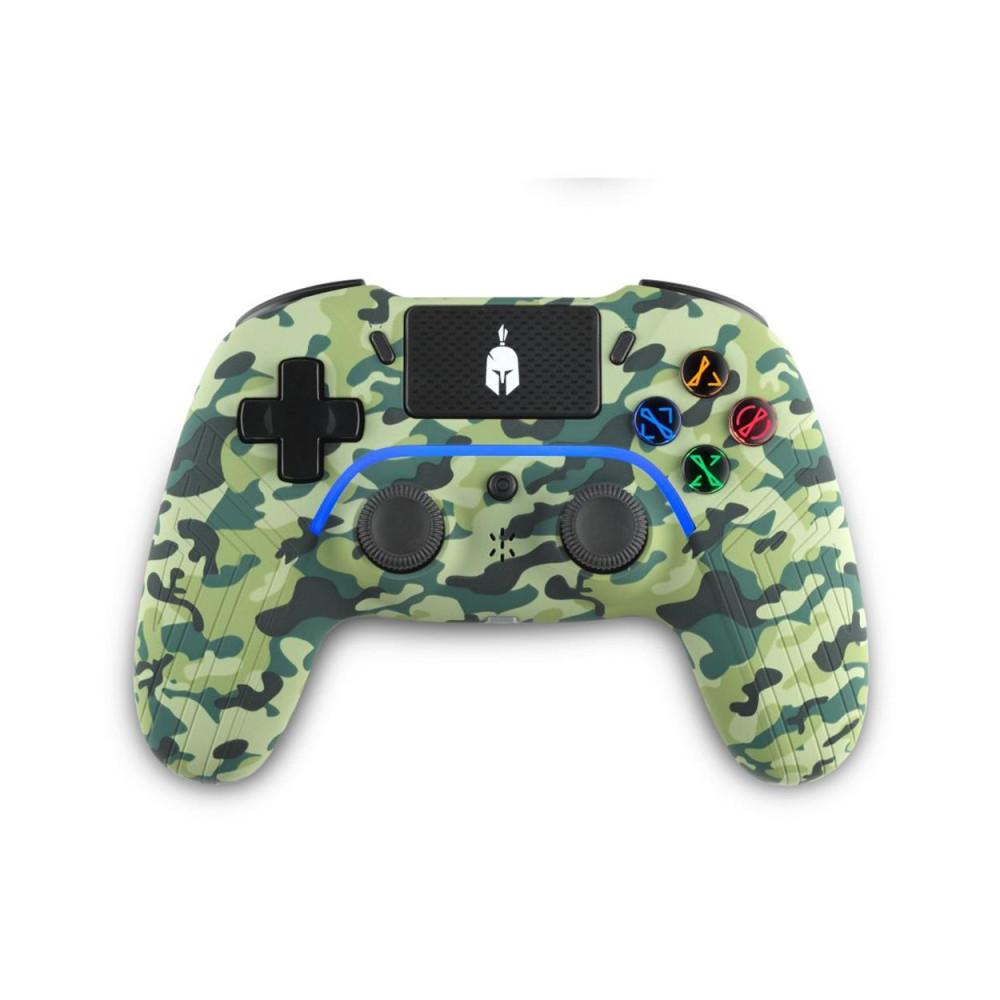 Spartan Gear - Aspis 4 Wired & Wireless Controller (PC [wired] and PS4 [wireless]) (Green Camo)