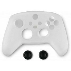 Spartan Gear - Controller Silicon Skin Cover and Thumb Grips (compatible with Xbox Series) (colour: White)