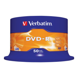Verbatim 50-Pack DVD-R