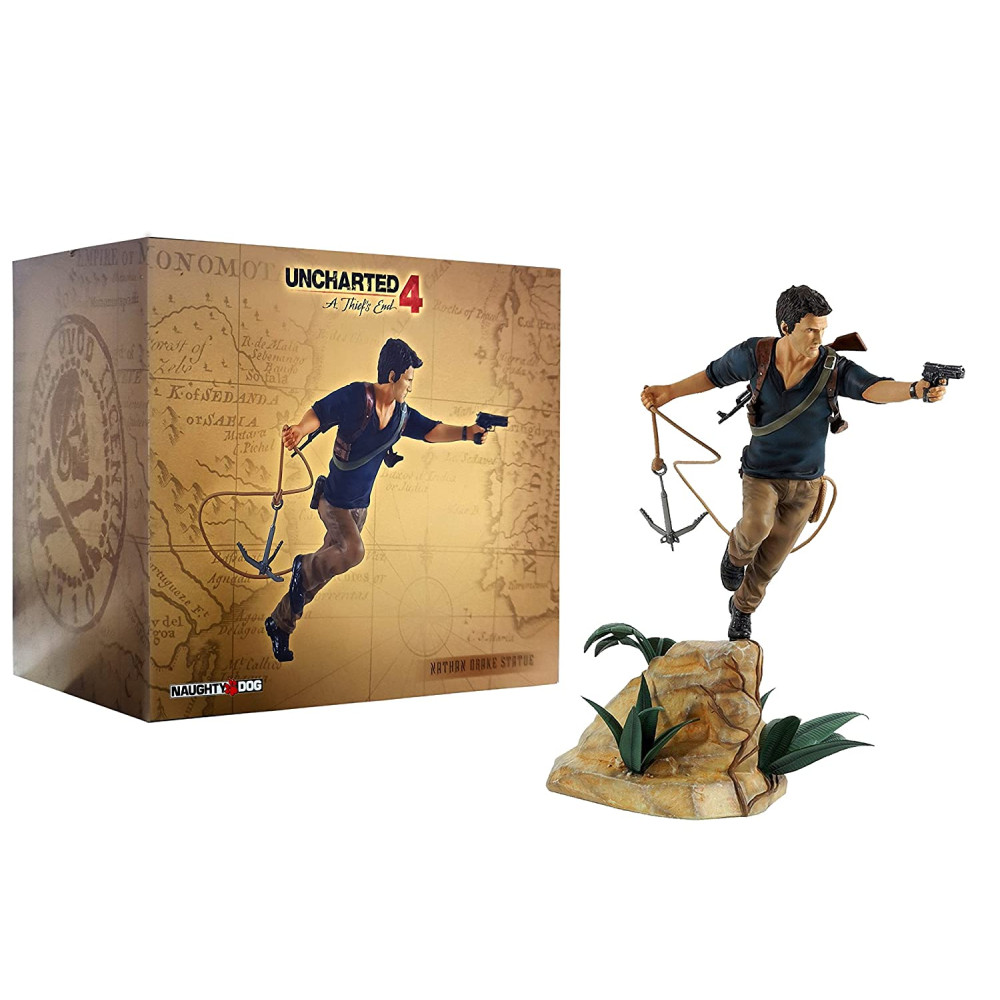 Uncharted 4 A Thief's End Nathan Drake Naughty Dog 30cm Statue By Gaya