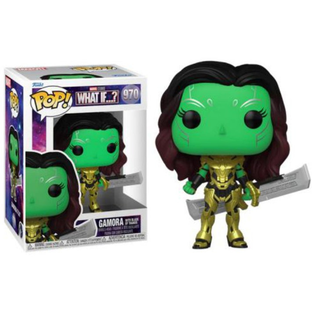 Funko POP! Marvel: What If...? - Gamora with Blade of Thanos #970 Bobble-Head Vinyl Figure