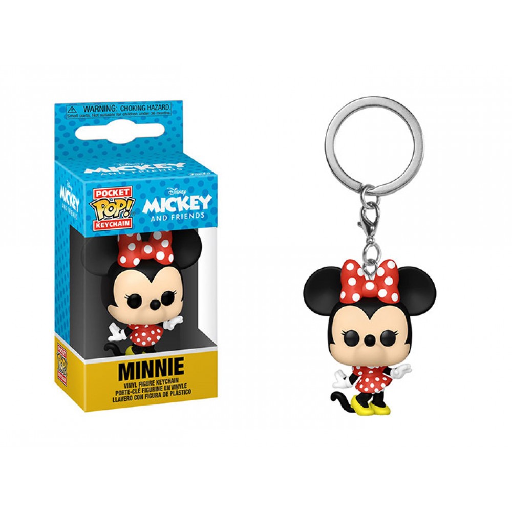 Funko Pocket Pop! Disney: Mickey and Friends - Minnie Vinyl Figure Keychain