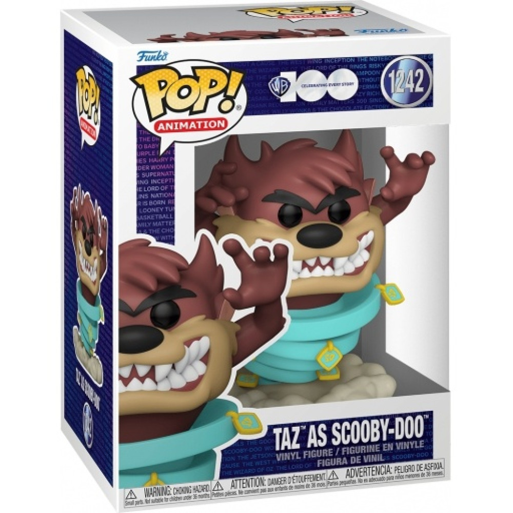 Funko Pop! Animation: Warner Bros 100th - Taz as Scooby Doo #1242 Vinyl Figure