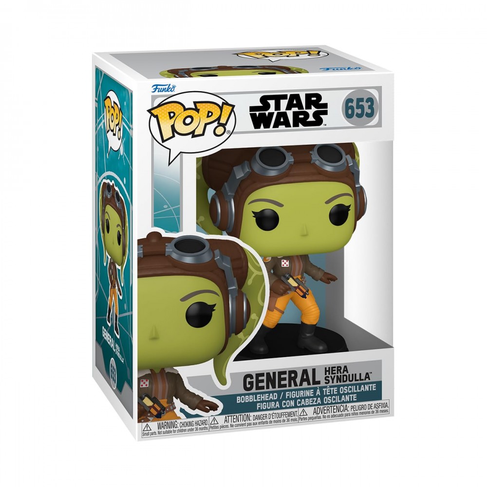 Funko Pop! Disney: Star Wars Ahsoka - General Hera Syndulla #653 Bobble-Head Vinyl Figure
