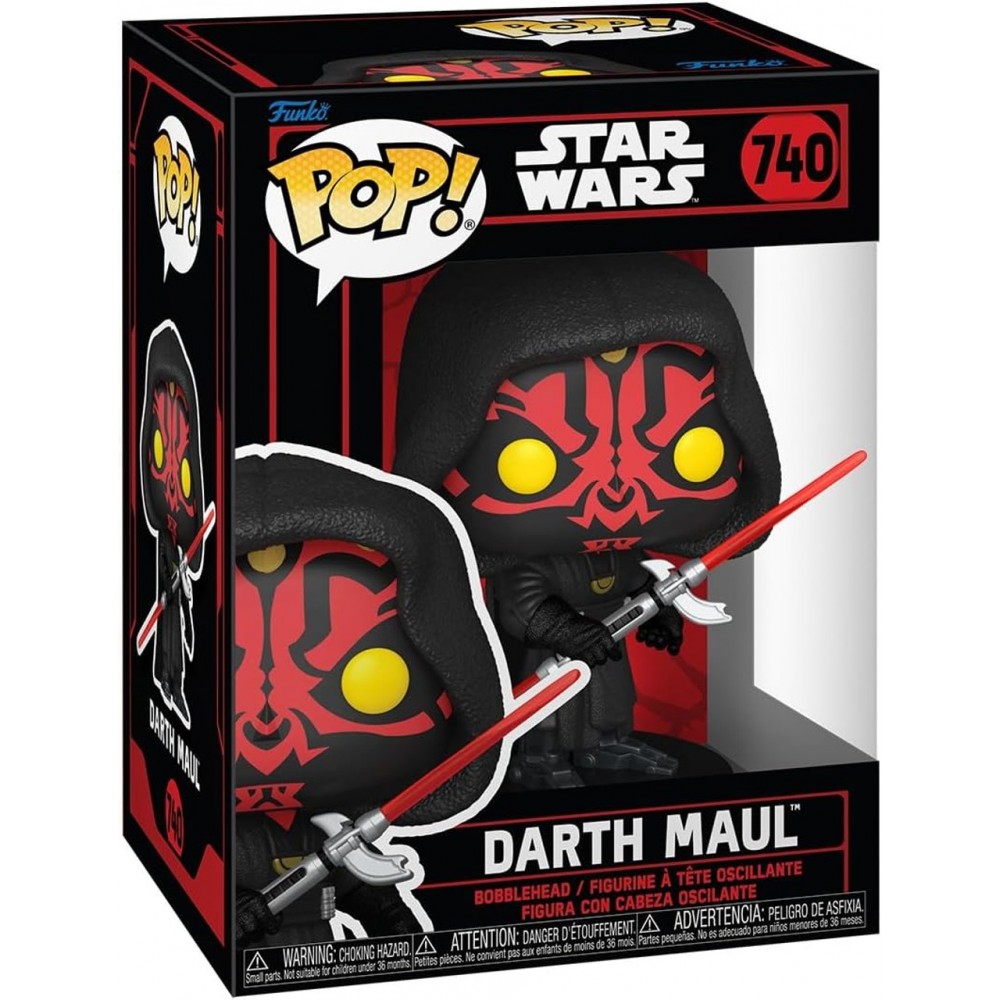Funko Pop! Disney Star Wars: Dark Side - Darth Maul #740 Bobble-Head Vinyl Figure
