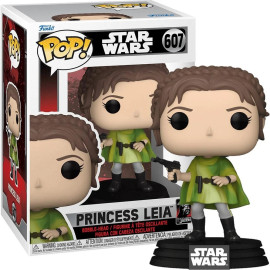 Funko Pop! Disney Star Wars: Return of the Jedi 40th - Princess Leia #607 Bobble-Head Vinyl Figure