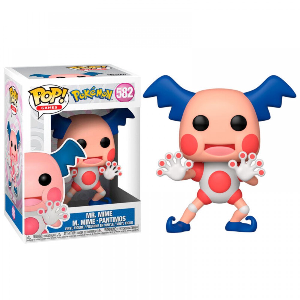 Funko Pop! Games: Pokemon - Mr. Mime M. Mime - Pantimos #582 Vinyl Figure