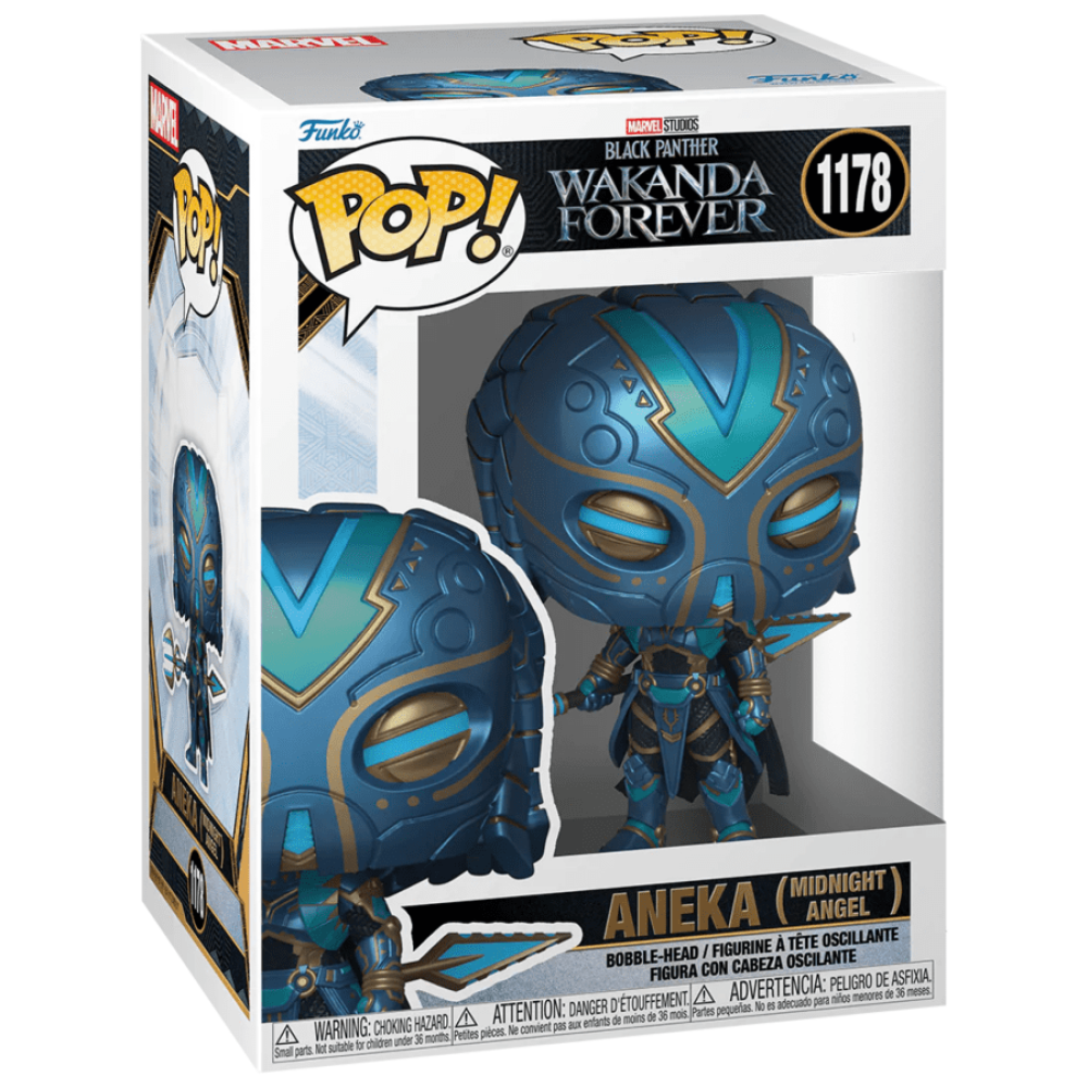 Funko Pop! Marvel: Black Panther Wakanda Forever - Aneka (Midnight Angel) #1178 Bobble-Head Vinyl Figure