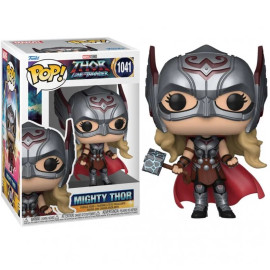 Funko Pop! Marvel: Thor Love and Thunder - Mighty Thor #1041 Bobble-Head Vinyl Figure