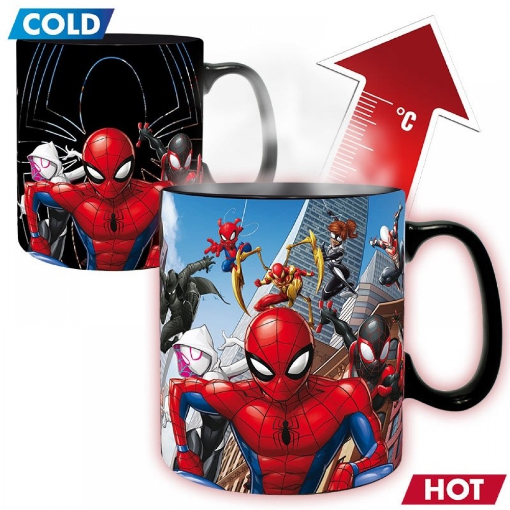 Abysse Marvel - Spider Man Multiverse Heat Change Mug (460ml)