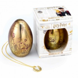 Carat Shop Harry Potter - Boxed Golden Egg Necklace in a Gift Tin - Gold