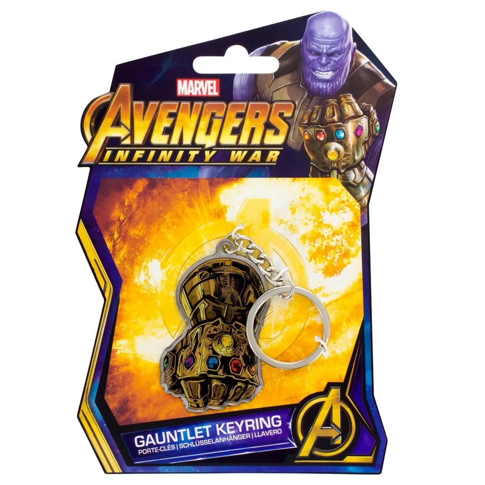 Marvel Avengers Infinity War Gauntlet Keyring