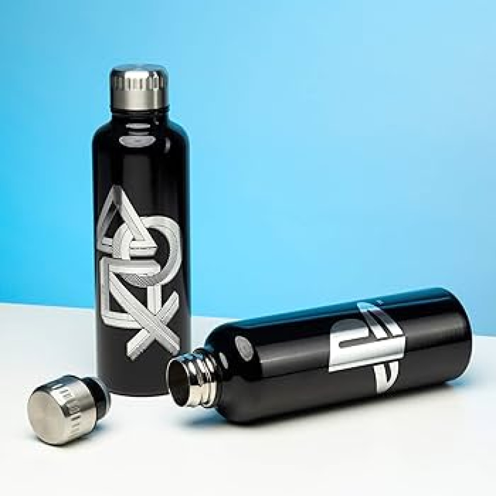 Paladone: Playstation - Metal Water Bottle (450ml)