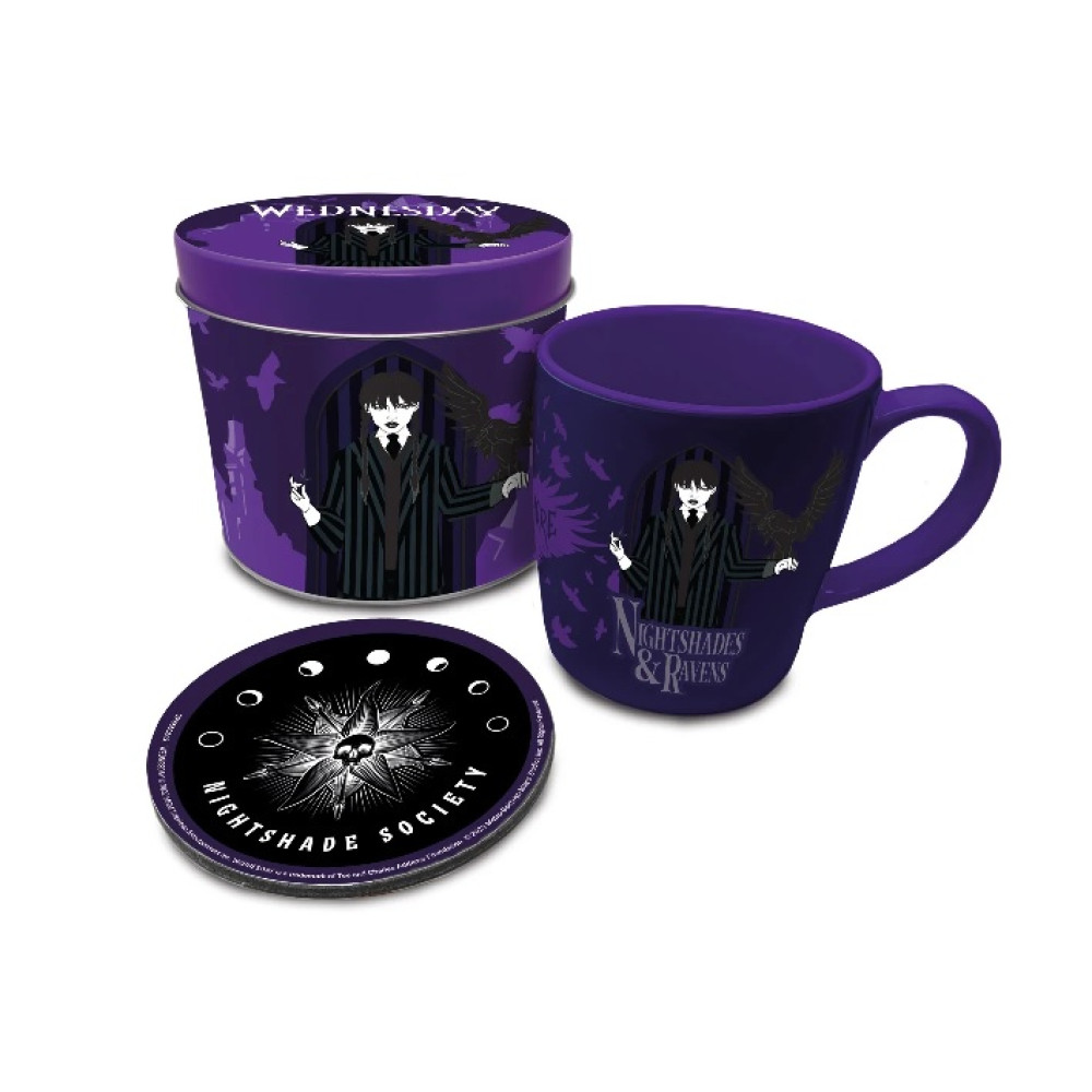 Pyramid Wednesday: Nightshades & Ravens (Mug & Coaster In Keepsake Tin)