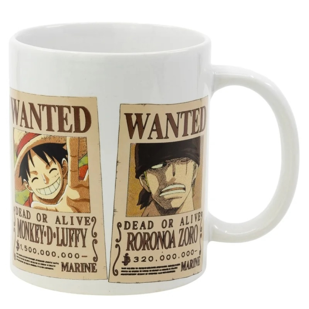 Stor One Piece: Wanted - Ceramic Mug in Gift Box (325ml)