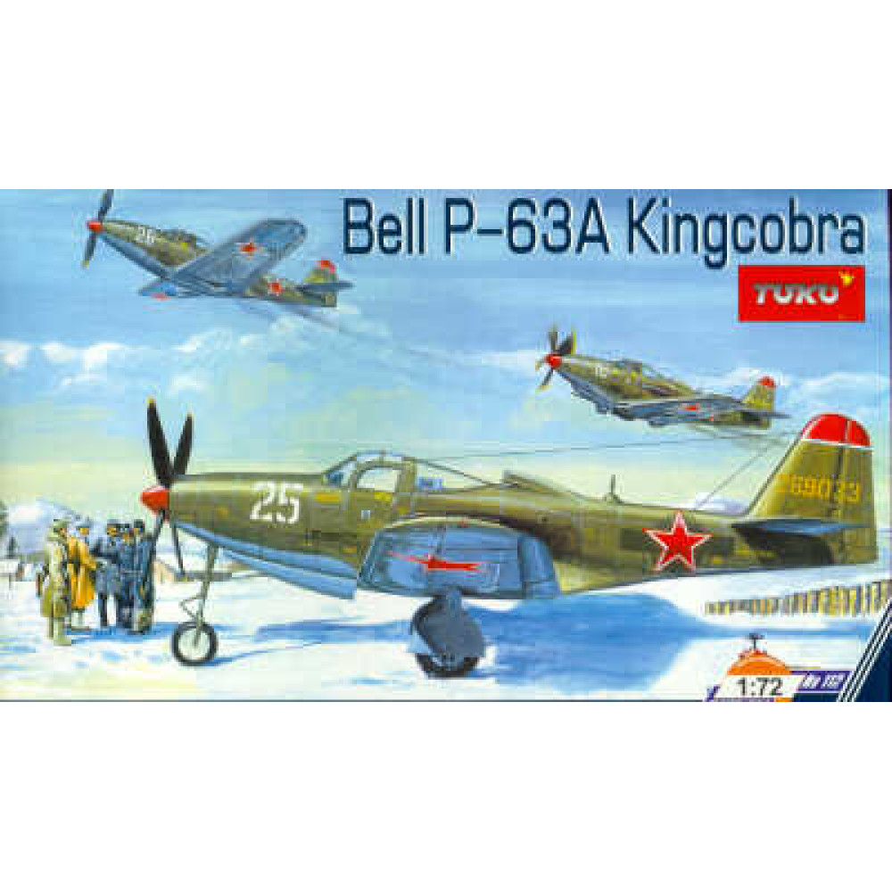 TOKO Bell P-63A Kingcobra 1:72 (nedaudz bojāts iepakojums)