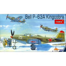 TOKO Bell P-63A Kingcobra 1:72 (nedaudz bojāts iepakojums)