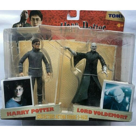 Harry Potter And The Deathly Hallows 2 Pack Figures Voldemort Tomy New