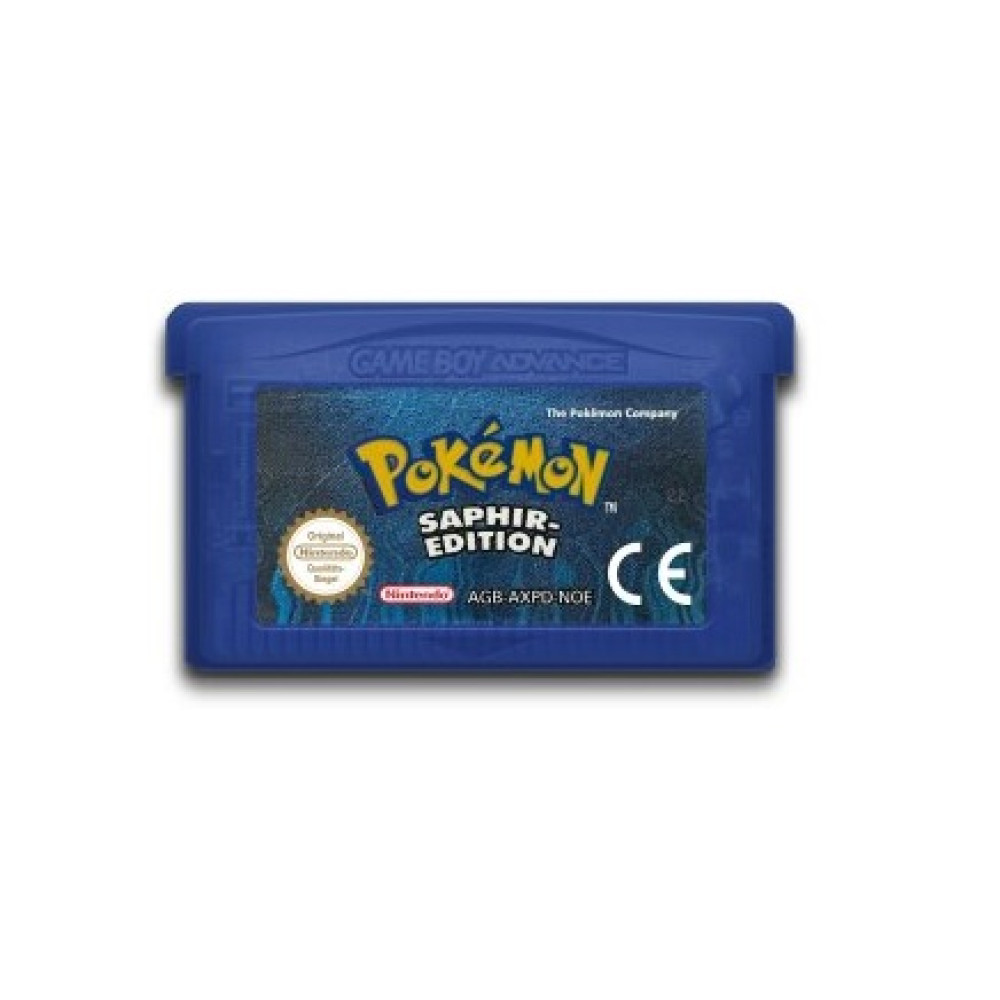 GBA POKEMON: SAPPHIRE VERSION - LIETOTS (VĀCU VALODĀ, NEORIĢINĀLĀ)