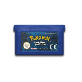 GBA POKEMON: SAPPHIRE VERSION - LIETOTS (VĀCU VALODĀ, NEORIĢINĀLĀ)