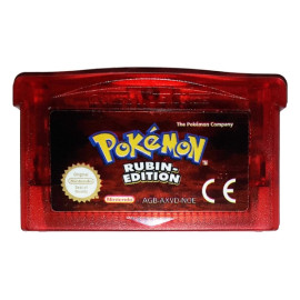 GBA Pokemon: Ruby Edition - LIETOTA (vācu, neoriģinālā)