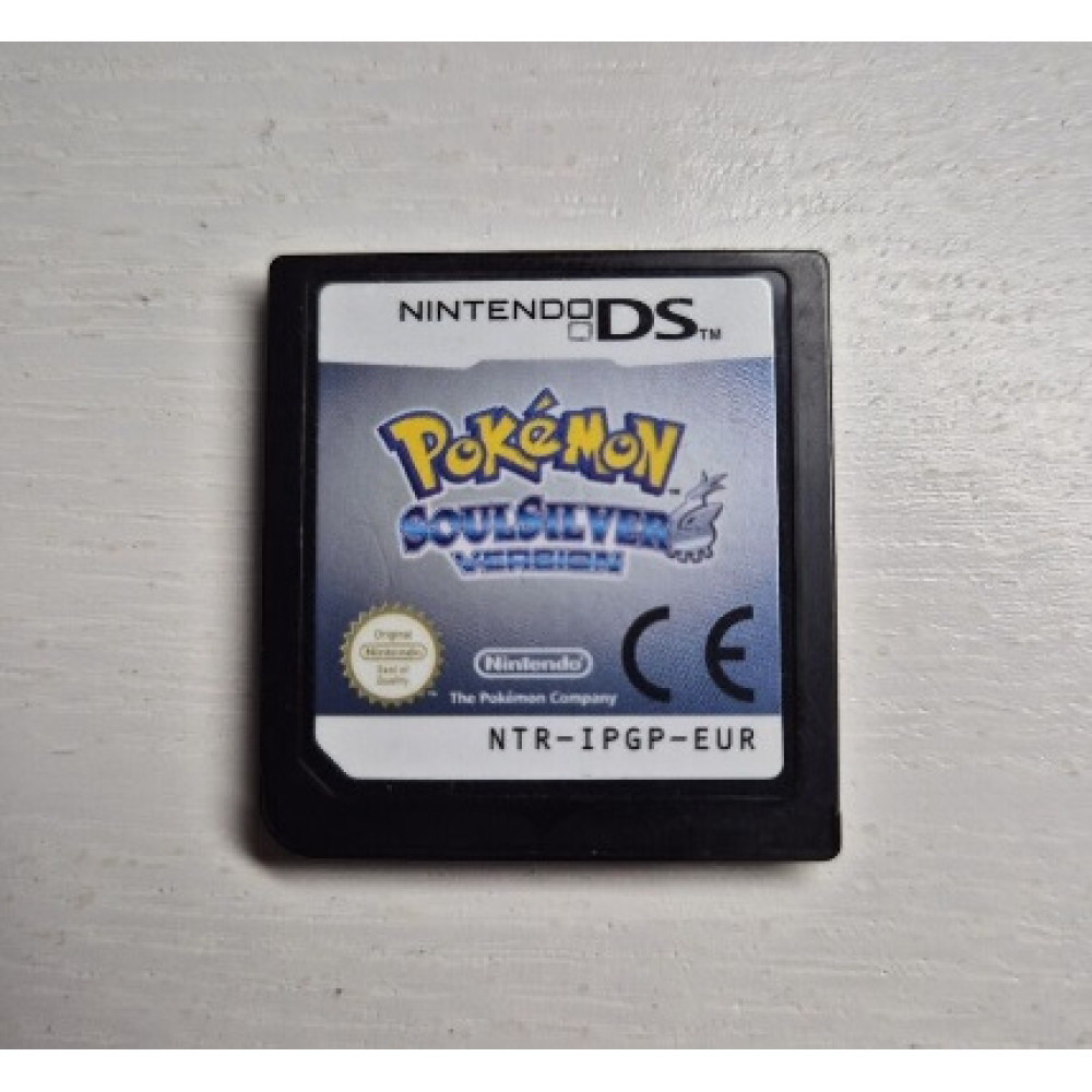 DS Pokemon SoulSilver Version - LIETOTA (VĀCU VALODĀ, TIKAI KĀRTRIDŽS)