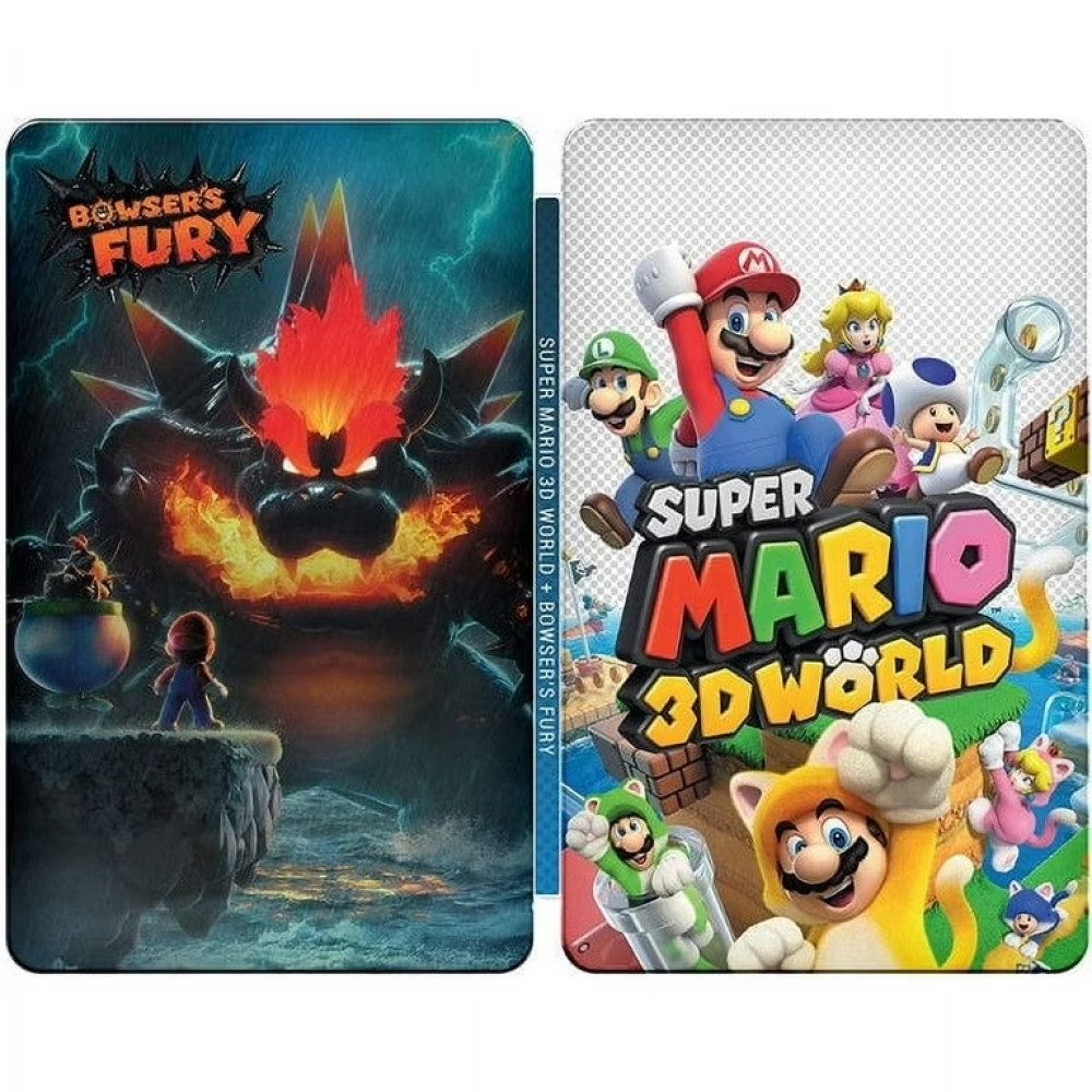 SWITCH Super Mario 3D World + Bowser's Fury - Steelbook (bez spēles)