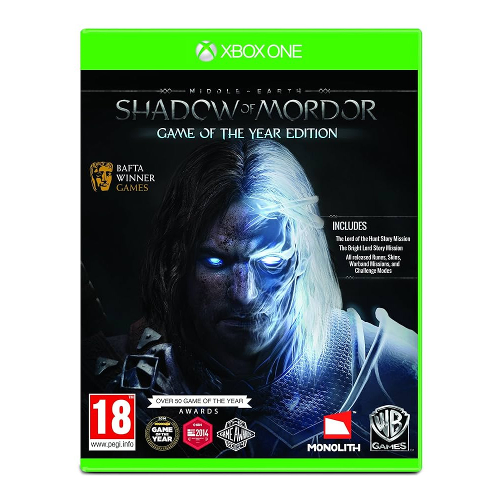 XBOX ONE MIDDLE - EARTH SHADOW OF MORDOR GOTY - LIETOTA