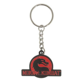 Mortal Kombat - Logo Metal Keychain