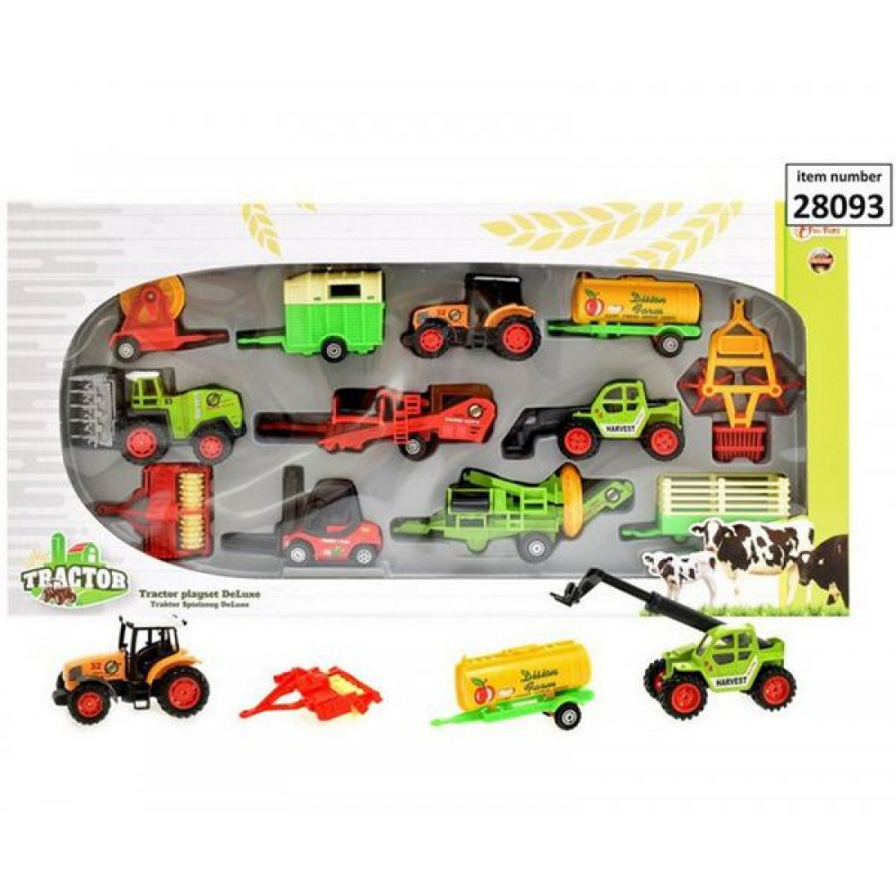 The Cast Tractor Play Set Deluxe