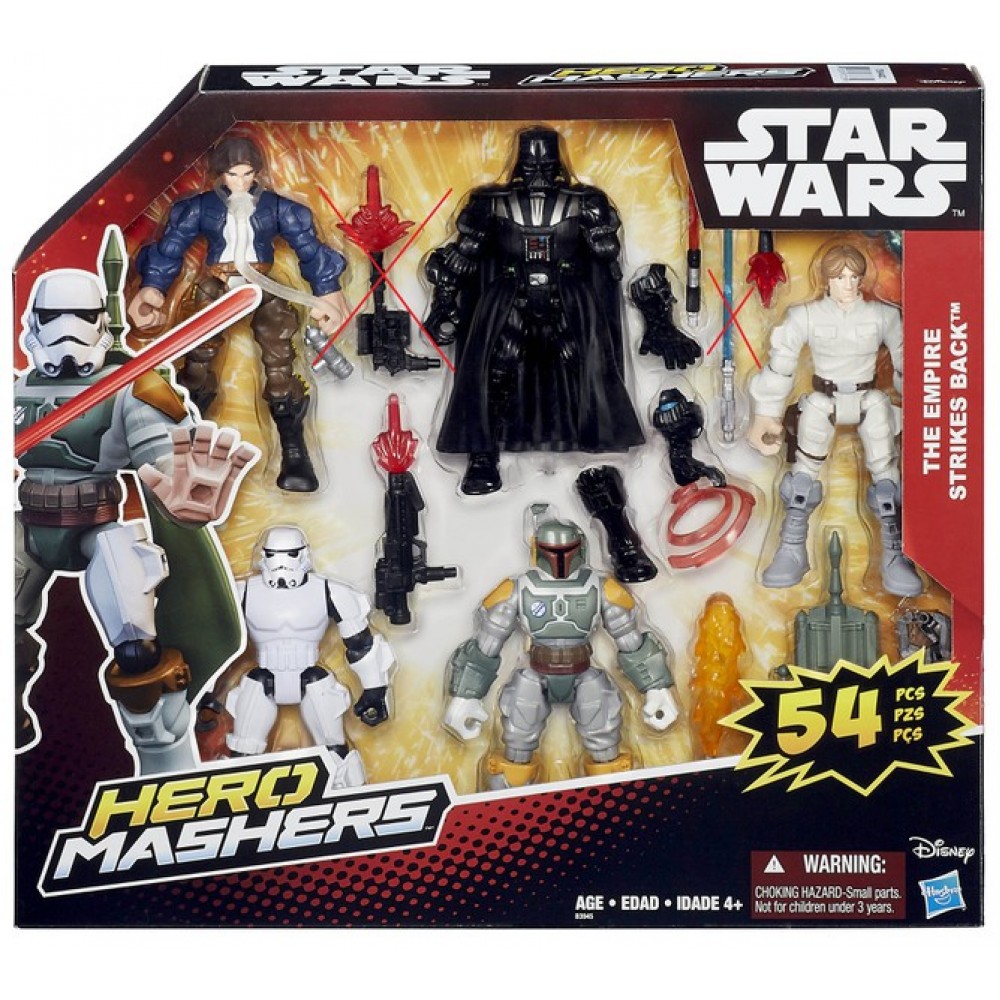Hasbro star wars hero mashers TRŪKST 2 IEROČI SKATĪT BILDI !!!!