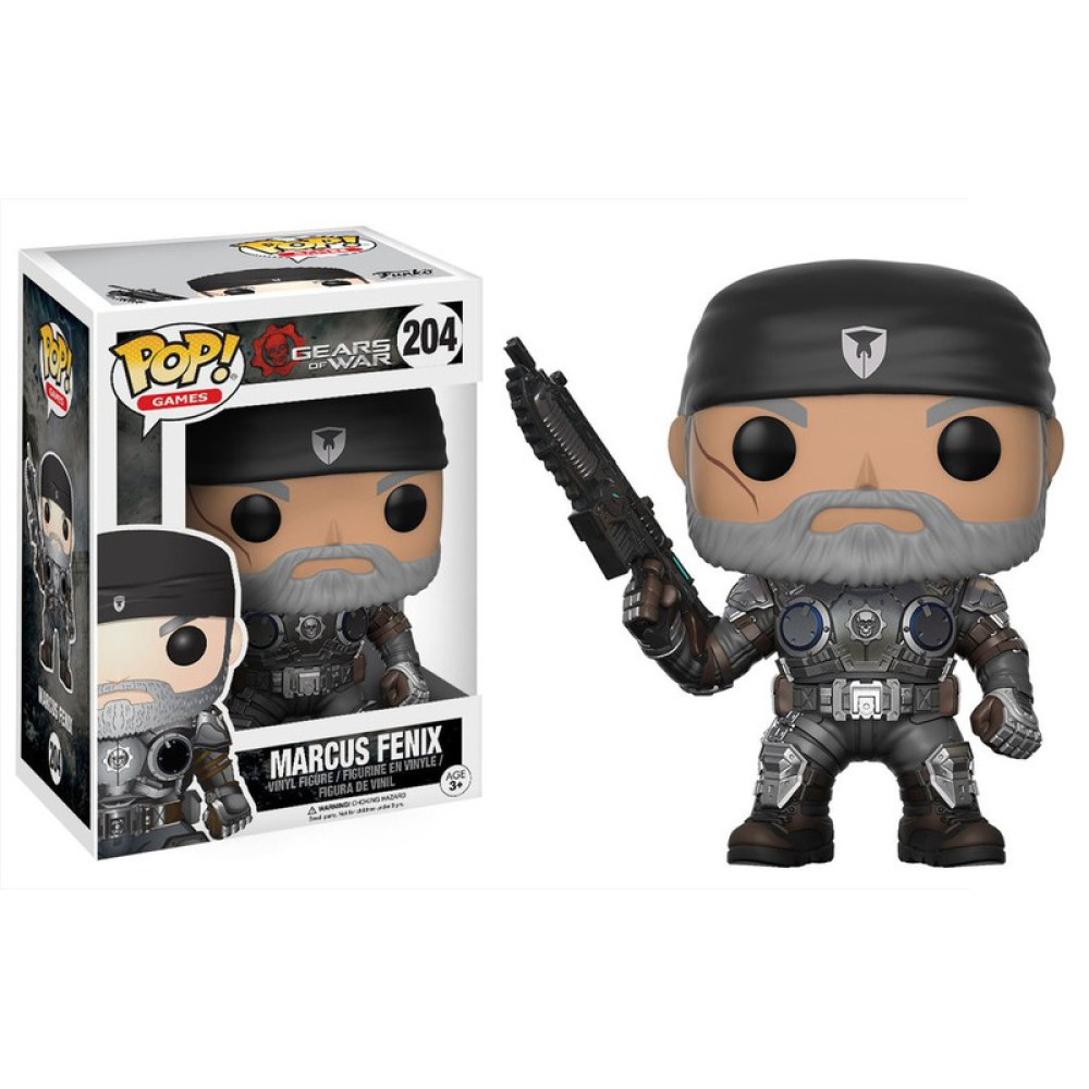 POP! GAMES: GEARS OF WAR - OLD MARCUS FENIX #204 VINYL FIGURE