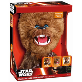 CHEWBACCA ROAR AND RAGE ACTION PLUSH NENOZĪMĪGI BOJĀTS IEPAKOJUMS IR UZ VIETAS VEIKALĀ!!!