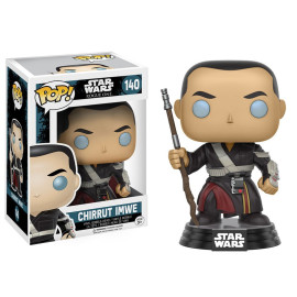 POP! STAR WARS - CHIRRUT IMWE #140 BOBBLE-HEAD FIGURE
