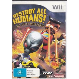 WII DESTROY ALL HUMANS BIG WILLY UNLEASHED LIETOTS