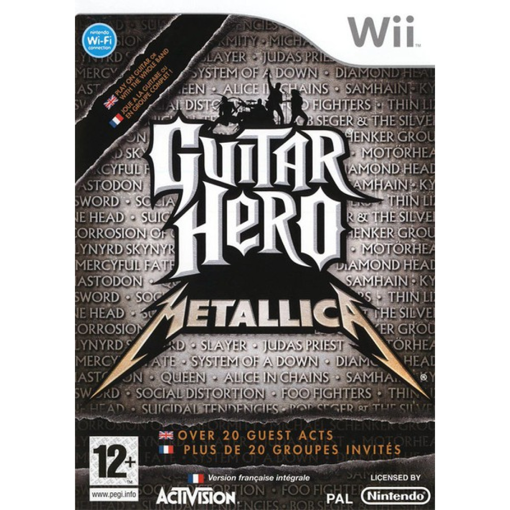 WII GUITAR HERO METALLICA