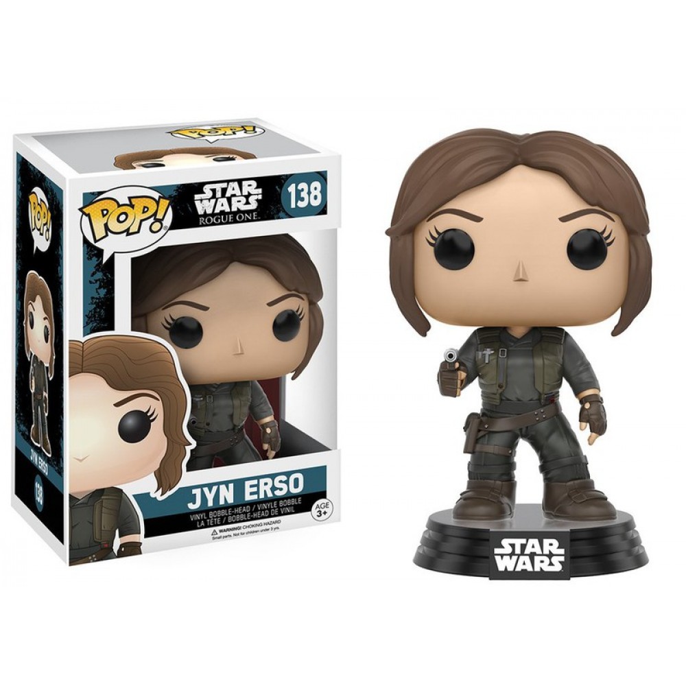 POP! STAR WARS - JYN ERSO #138 BOBBLE-HEAD FIGURE