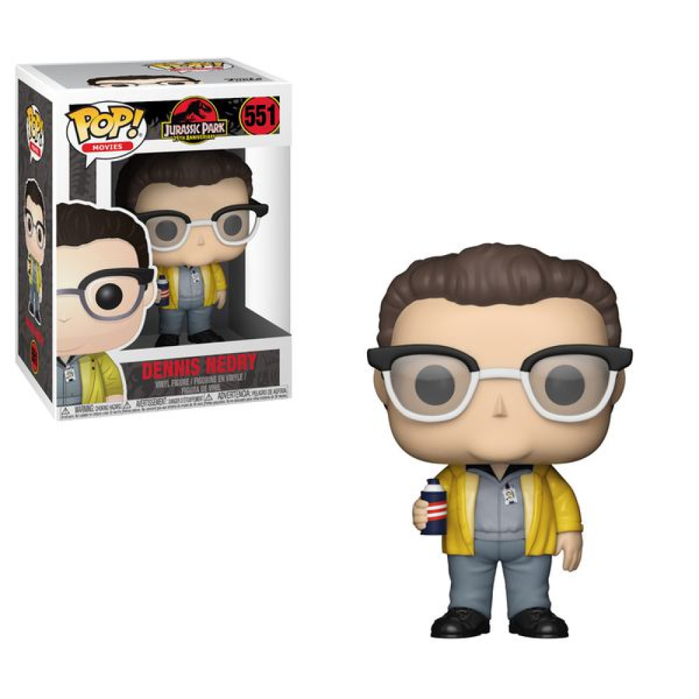 POP! Movies: Jurassic Park 25th Anniversary - Dennis Nedry #551 Vinyl Figure