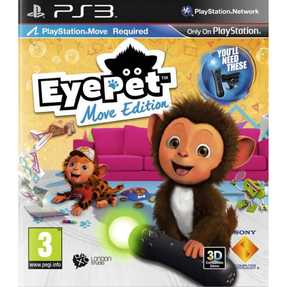 PS3 EYEPET MOVE EDITION LIETOTA