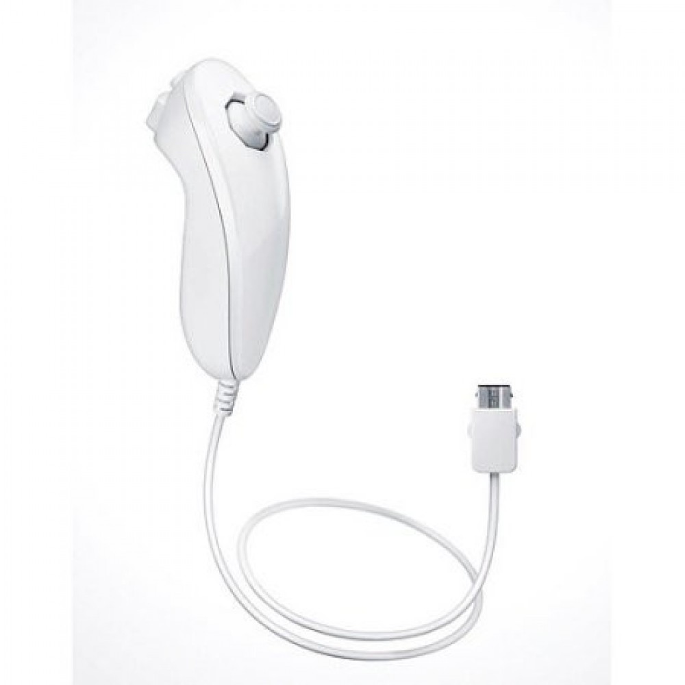 WII NUNCHUK CONTROLLER SHIRO WHITE