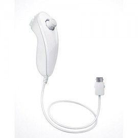 WII NUNCHUK CONTROLLER SHIRO WHITE