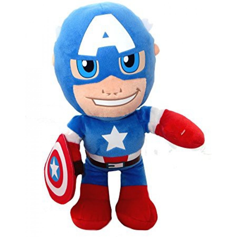 Captain America Super Hero Squad Soft Plush Toy 30cm