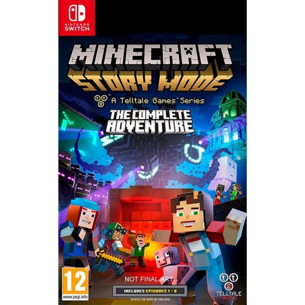 NINTENDO SWITCH MINECRAFT STORY MODE COMPLETE EDITION