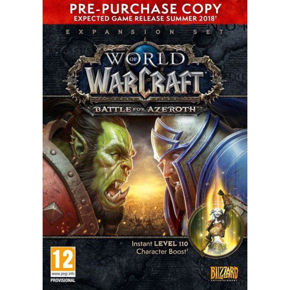 PC World Of Warcraft Battle for Azeroth pre purchase copy