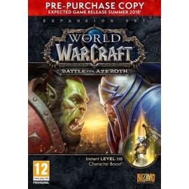 PC World Of Warcraft Battle for Azeroth pre purchase copy