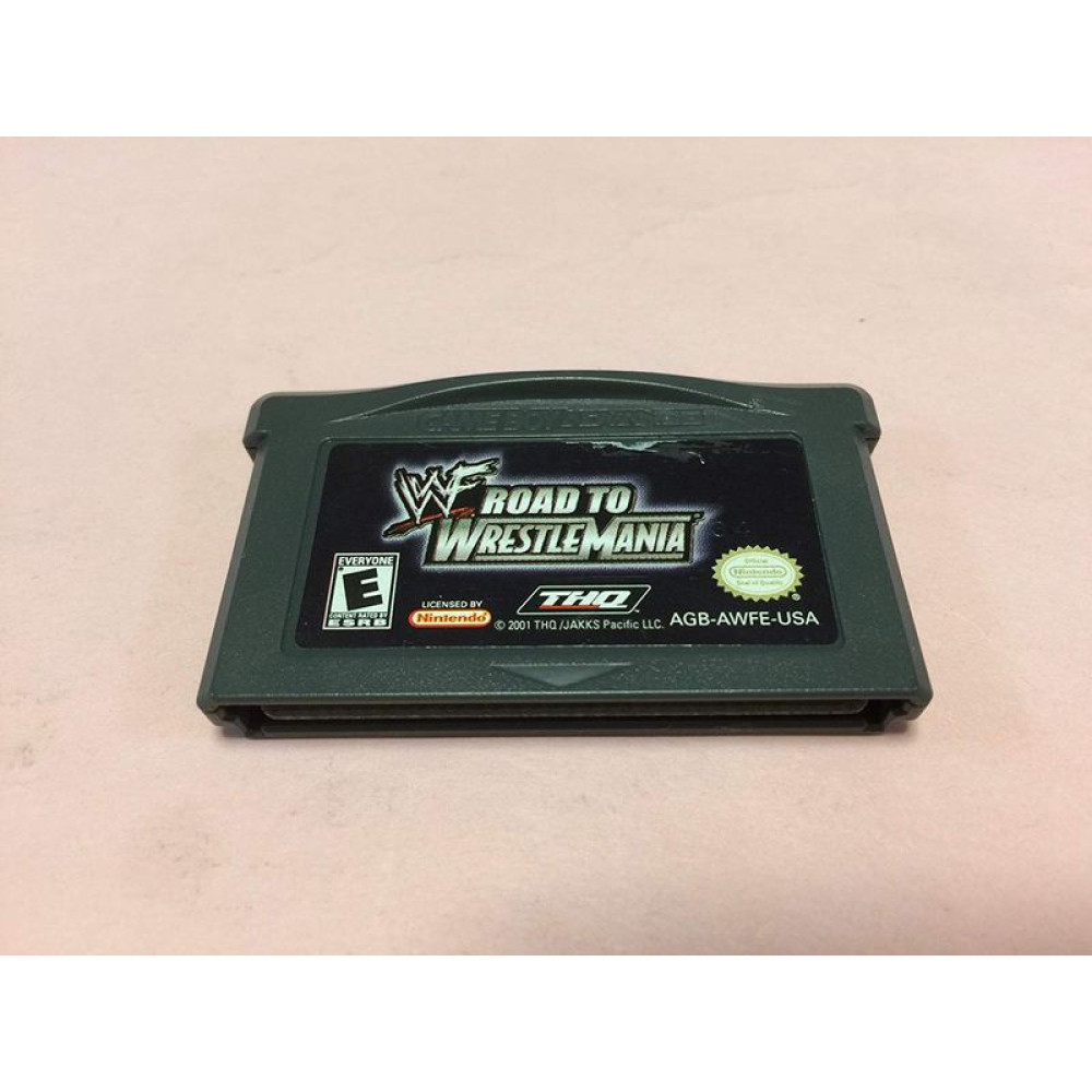 GAME BOY ADVANCE WWF ROAD TO WRESTLEMANIA LIETOTS