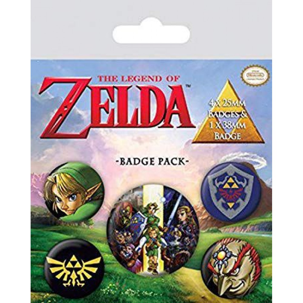 THE LEGEND OF ZELDA BADGE PACK