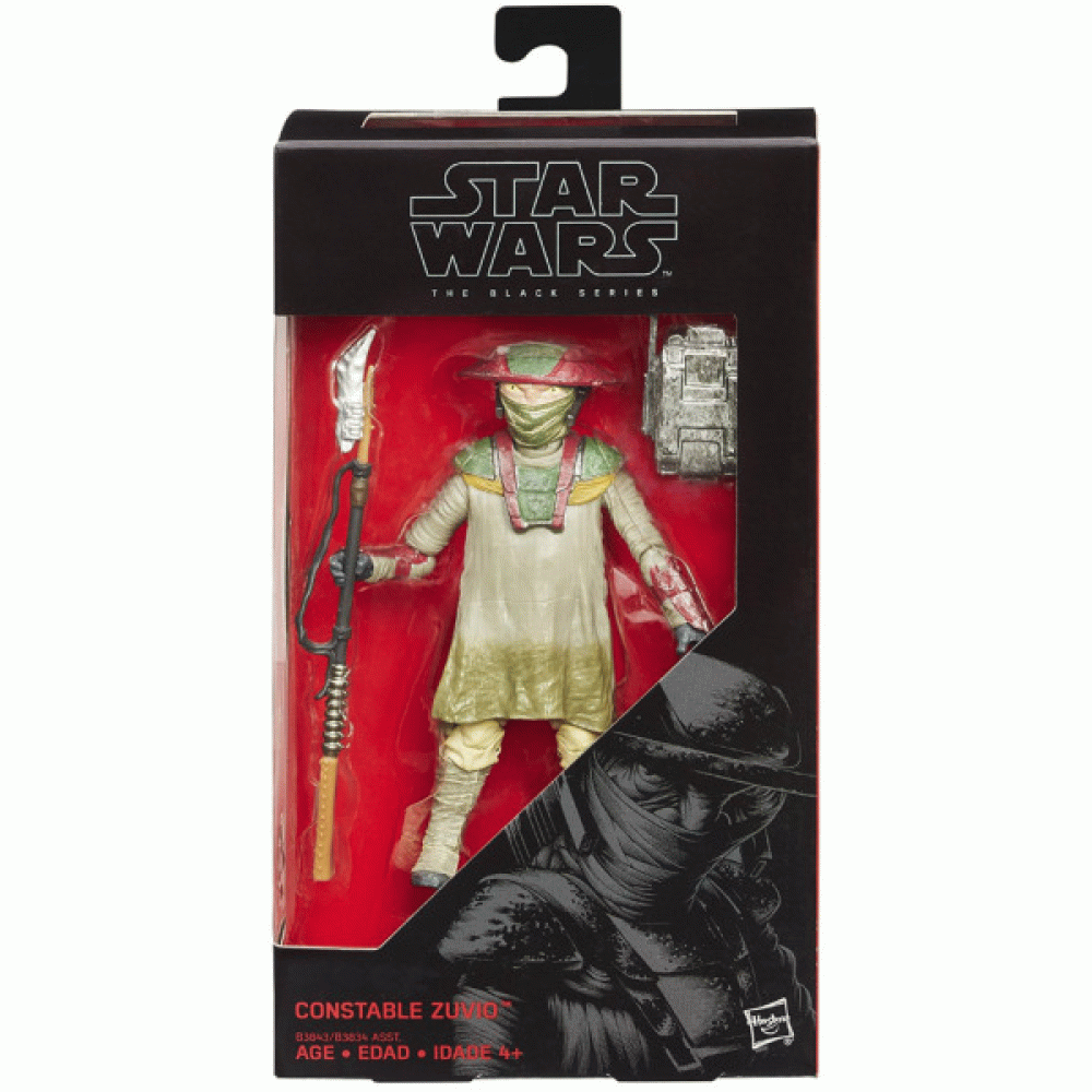 STAR WARS FORCE AWAKENS CONSTABLE ZUVIO BLACK SERIES 6 INCH #09 ACTION FIGURE